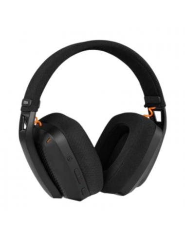 Krom auriculares gaming kanji inalambrico negro