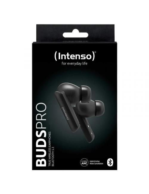 Intenso | buds pro auriculares tws h-anc+enc blanc
