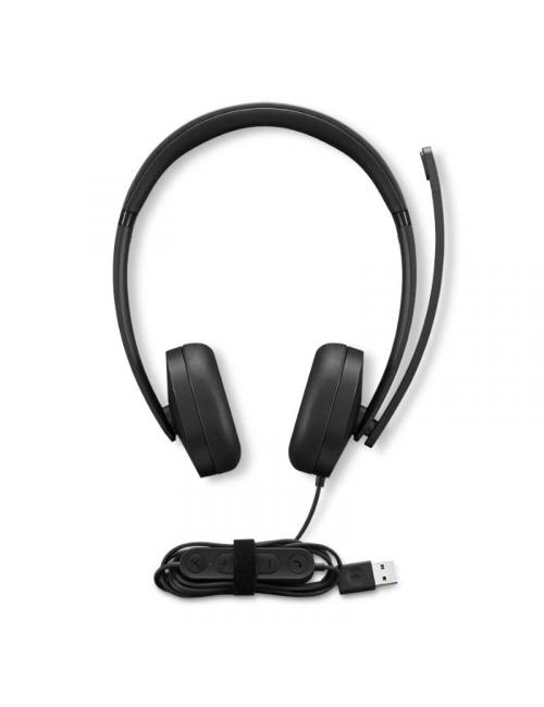 Lenovo auriculares con micro usb tipo a negro