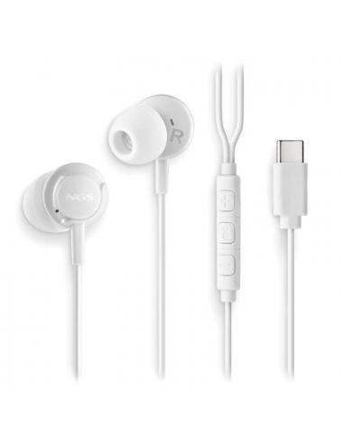 Ngs auricular blanco est駻eo usb-c con cable