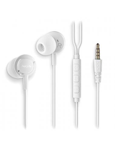 Ngs auricular crossdrift blanco cable jack 3.5 mm
