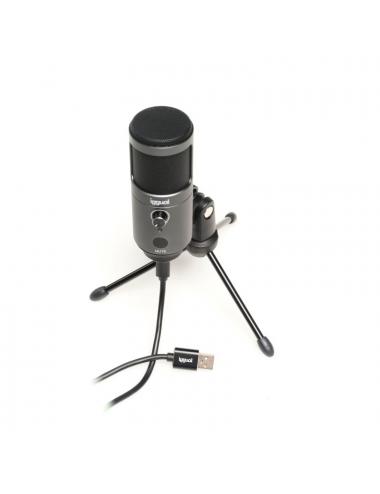 Iggual microno condensador podcasting pro gris
