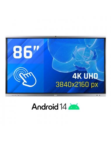 Iggual pantalla interactiva 4k orchid 86" webcam