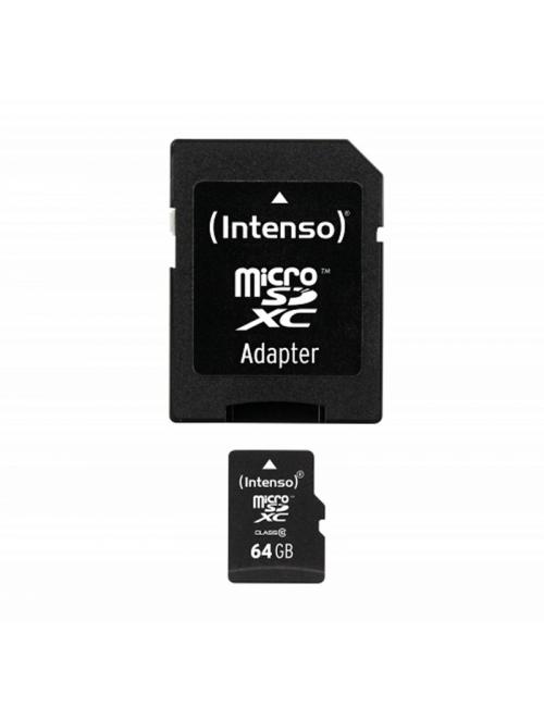 Intenso 3413490 micro sd clase 10 64gb c/adapt