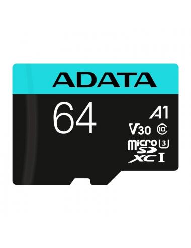 Adata microsdxc/sdhc uhs-i u3 64gb c/adapt