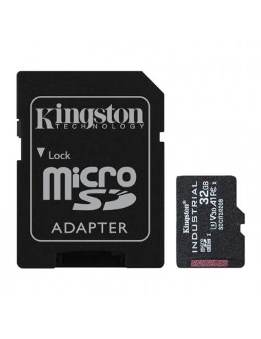 Kingston microsd industrial 32gb con adaptador