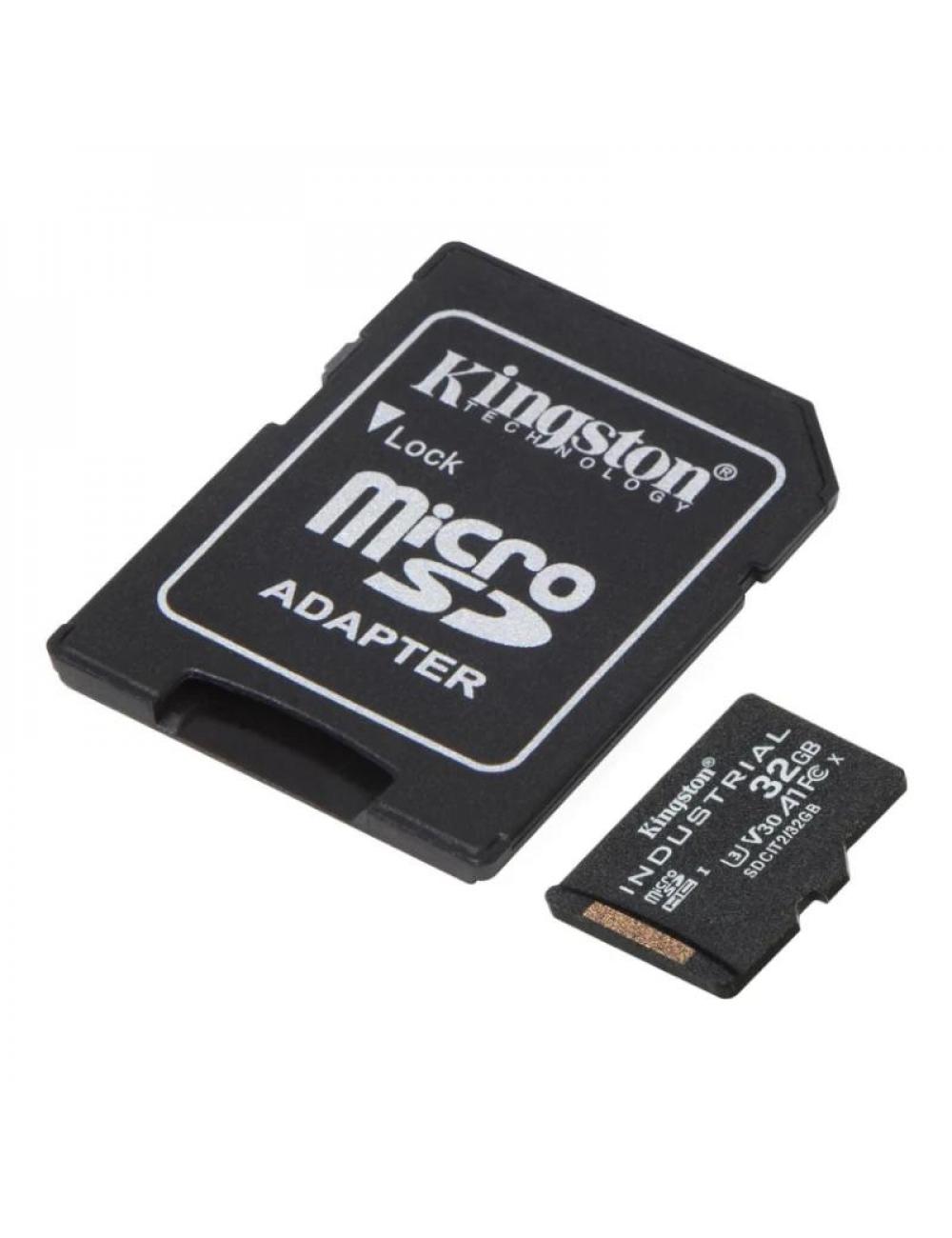 Kingston microsd industrial 32gb con adaptador