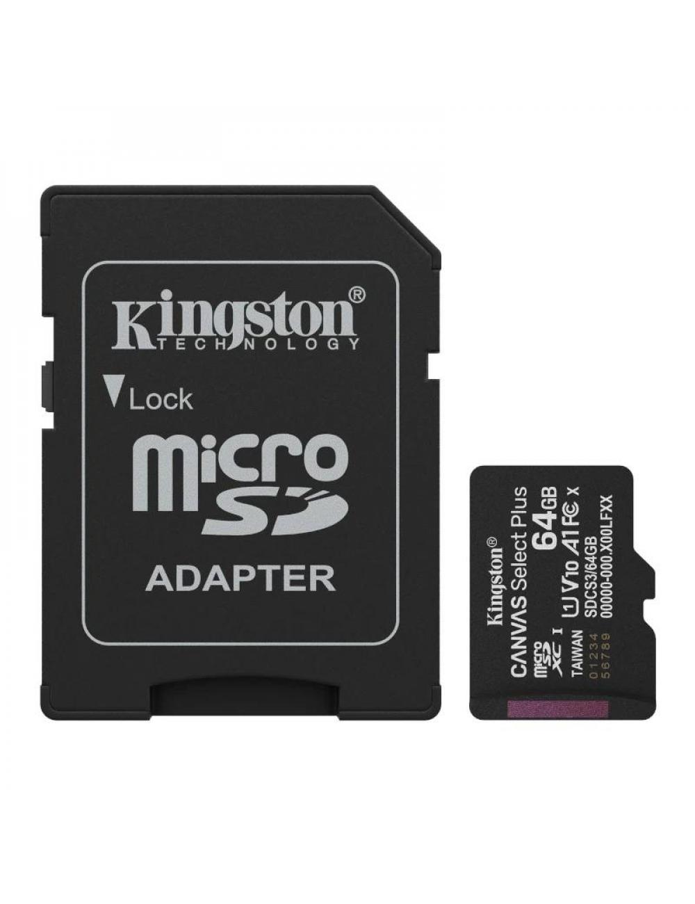 Kingston sdcs3/64gb microsdxc gen3 150mb/s a1