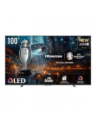 Hisense 100e7nq tv 100" pro uhd qled smart tv 144h