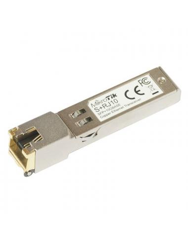 Mikrotik s+rj10 modulo sfp+ 10gb 200m