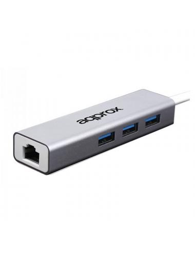 Approx appc07ghub adaptador usb 3.0 gigabit + hub