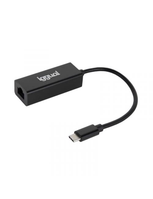 Iggual adaptador tipo c a rj45 gigabit 1000mbps