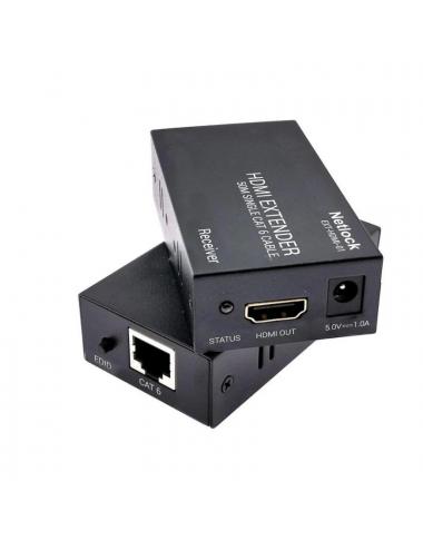 Netlock extensor hdmi por rj45 cat.6 hasta 50mt.