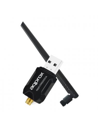 Approx appusb600da tarjeta red wifi n600 usb