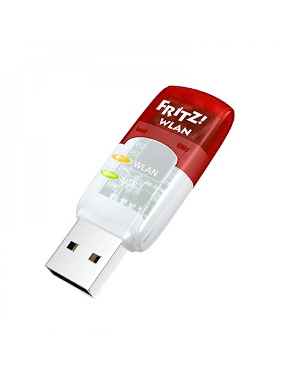 Fritz! wlan stick tarjeta red wifi ac430 usb