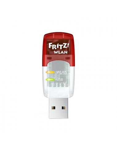 Fritz! wlan stick tarjeta red wifi ac430 usb