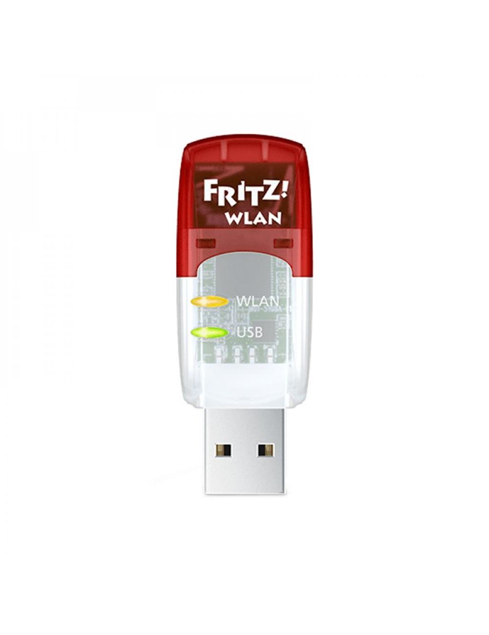 Fritz! wlan stick tarjeta red wifi ac430 usb