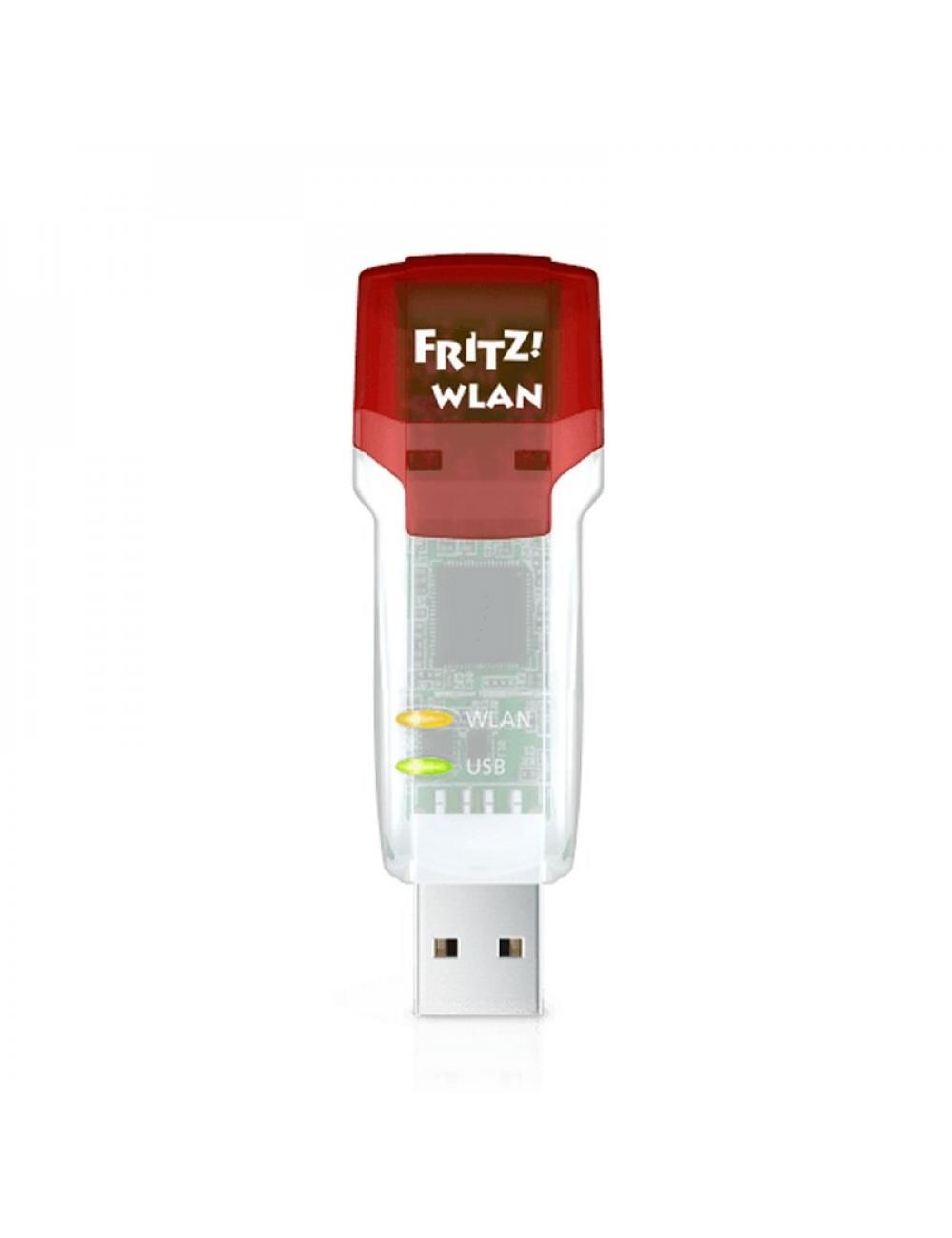 Fritz! wlan stick tarjeta red wifi ac860 usb