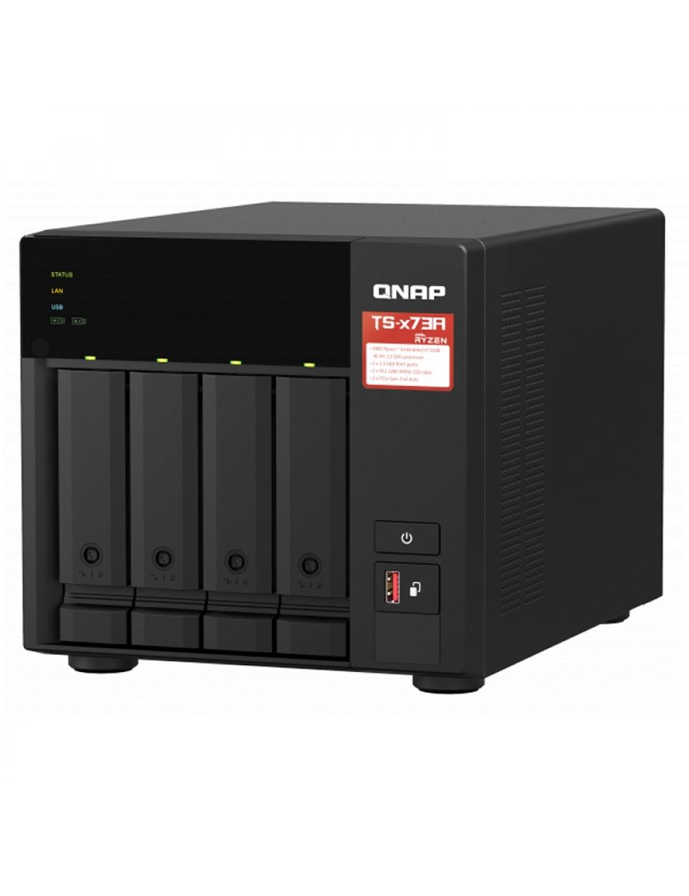 Qnap ts-473a-8g nas 4xhdd-bay 2x2.5gbe 4xusb