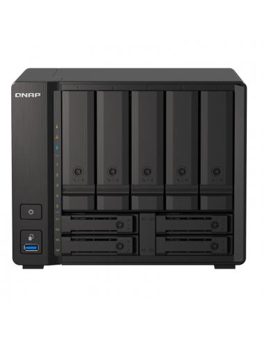 Qnap ts-h973ax-8g nas 9xhdd-bay 2x2.5gbe+1x10gb