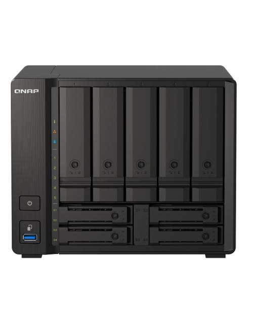 Qnap ts-h973ax-8g nas 9xhdd-bay 2x2.5gbe+1x10gb