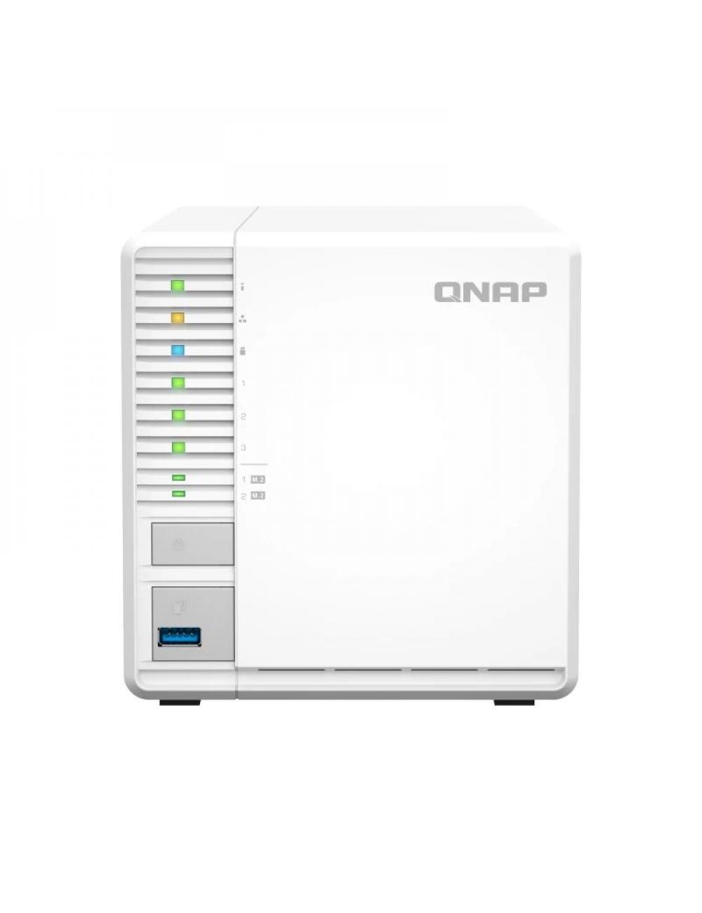 Qnap ts-364-8g nas 3xhdd-bay 1x2.5gbe 3xusb