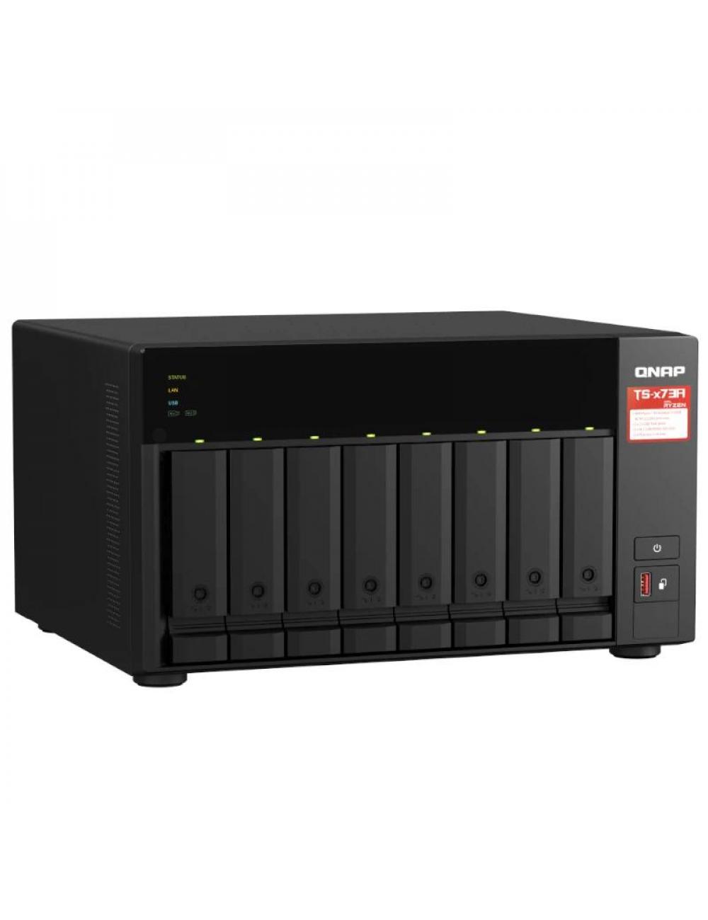 Qnap ts-873a-8g nas 8xhdd-bay 2x2.5gbe 4xusb