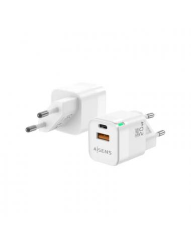 Aisens cargador gan 20w 1xusb-c pd3.0 blanco