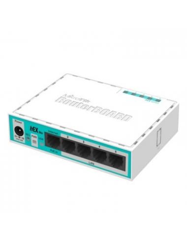 Mikrotik rb750r2 hex lite router 5x10/100 l4