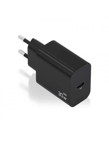 Aisens cargador gan 30w 1xusb-c pd3.0 negro