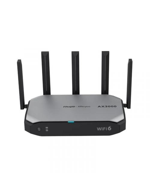 Reyee router wifi6 ax3000 dual band metal 5xgbe