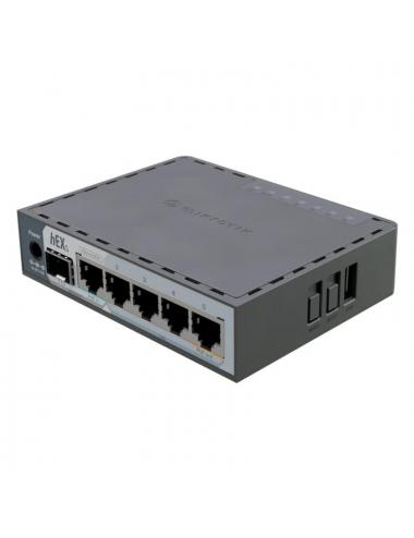 Mikrotik e60iugs hex router 5xgbe poe-i/o 1x2.5sfp