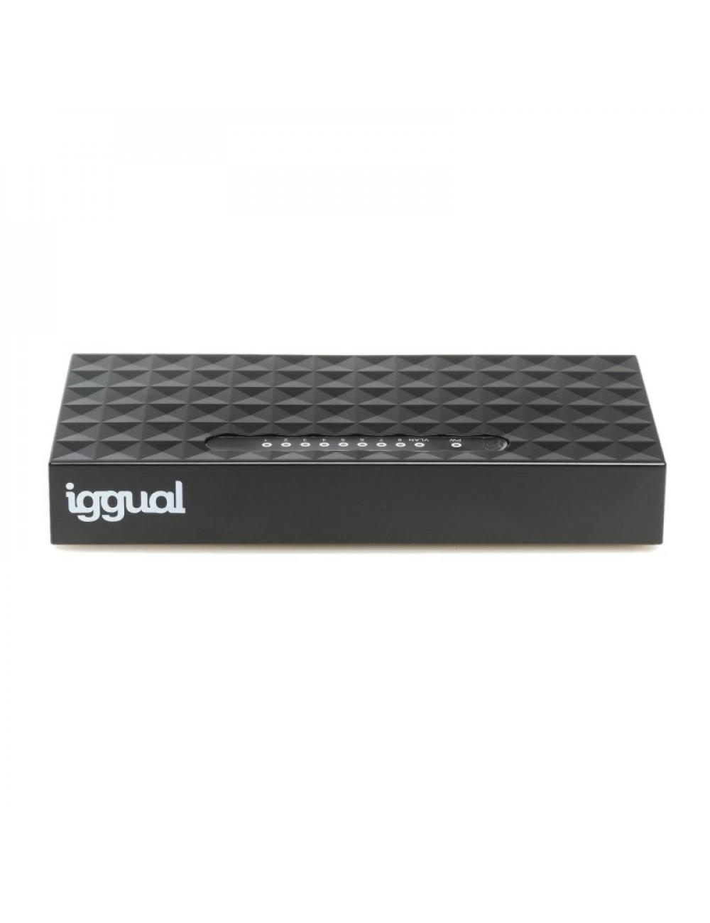 Iggual ges8000 switch 8xgb gigabit 1000 mbps