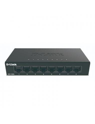 D-link dgs-108gl switch 8xgb metal plug&play