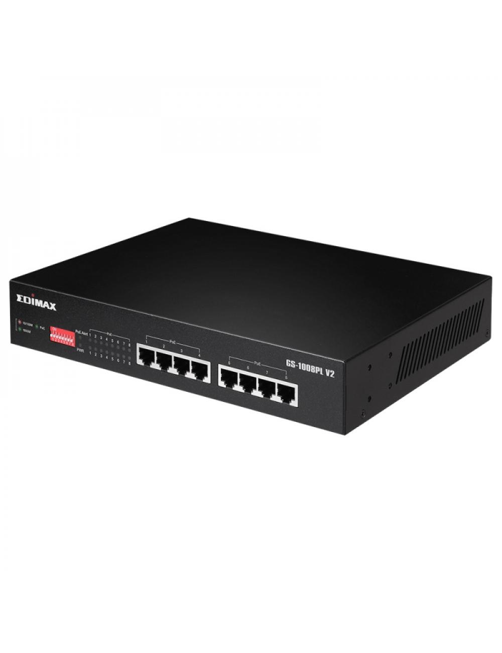Edimax gs-1008pl v2 switch 8xgbe poe+