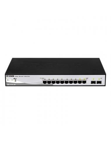 D-link dgs-1210-10p/e switch 8xgb poe 2xsfp