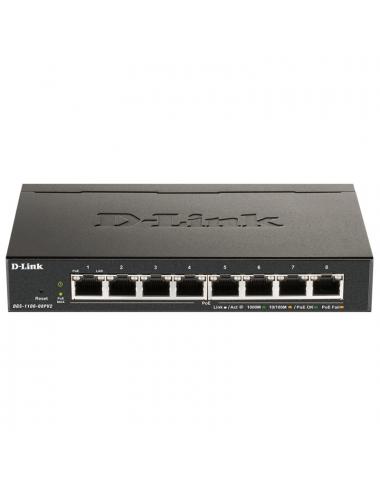 D-link dgs-1100-08pv2/e 8xgb poe switch (64w)