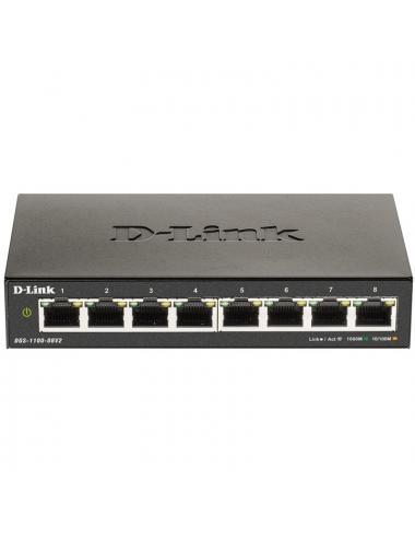 D-link dgs-1100-08v2/e smart switch 8xgbe l2