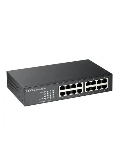 Zyxel gs1100-16 v3 switch 16xgbe no gest desk/rack