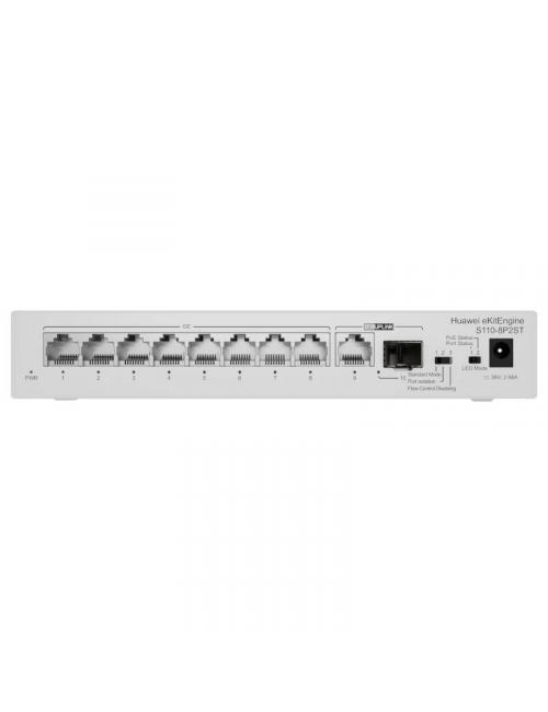 Huawei s110-8p2st switch 8xge poe+ 1xge sfp