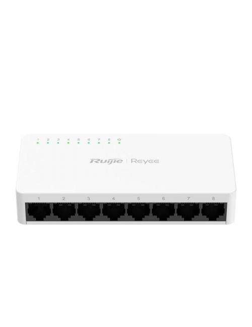 Reyee unmanaged switch 8xgb rj45 plastic case