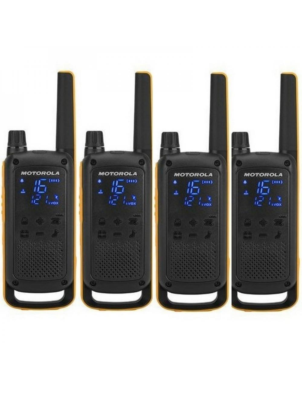 Motorola t82 extreme walkie talkie 10km 16ch quad