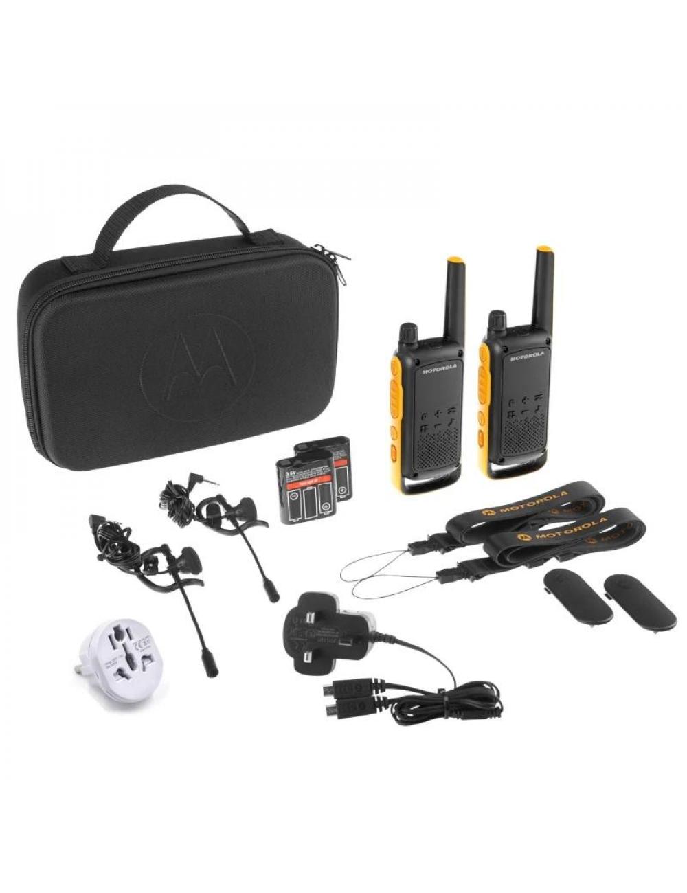 Motorola t82 extrem walkie talkie duo uk con adapt