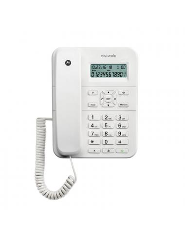 Motorola ct202 telefono ml id lcd blanco