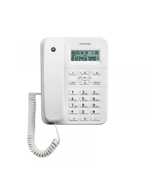 Motorola ct202 telefono ml id lcd blanco