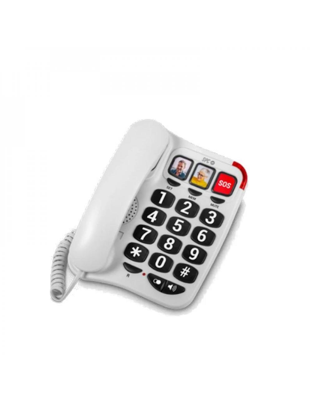 Spc 3295b telefono confort numbers 2 blanco