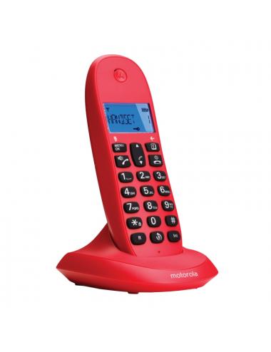 Motorola c1001 lb+ telefono dect cereza