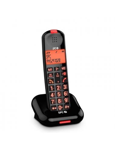 Spc 7612n telefono inal疥brico comfort kairo negro