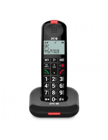 Spc 7612n telefono inal疥brico comfort kairo negro