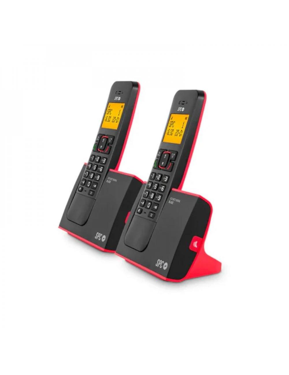 Spc 7292rc2 telefono dect blade id ag50 rojo duo